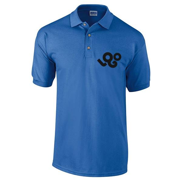 Polo personnalisé homme , 100% coton 220g , manches courtes , 3 boutons , impression quadri