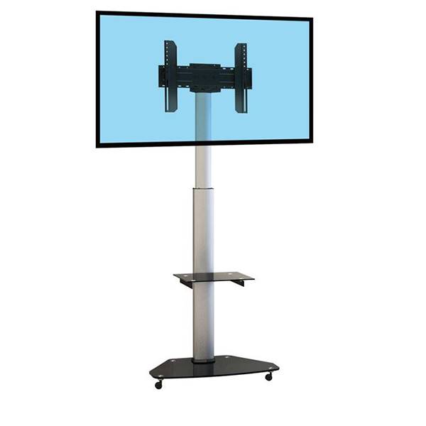 Support sur pied mobile pour ecran video  37 à 70", hauteur de 120 à 180 cm