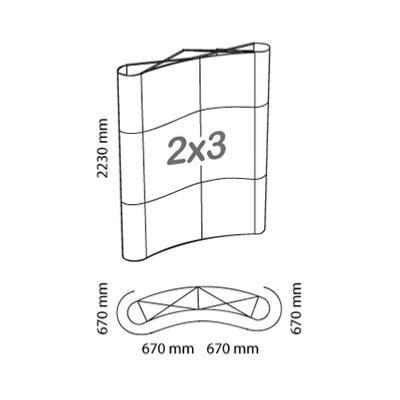 stand parapluie courbe magnetique