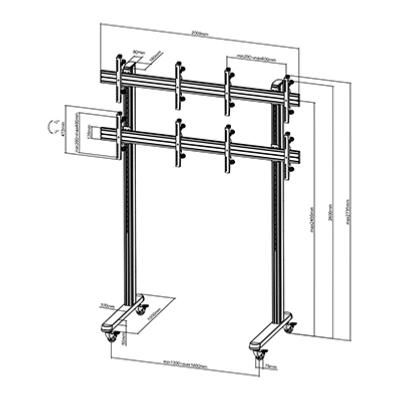 totem video, borne video tactile 