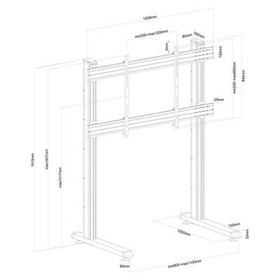 totem video, borne video tactile 