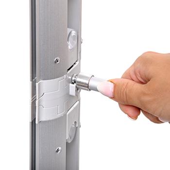 totem autoportant lumineux toile tendue