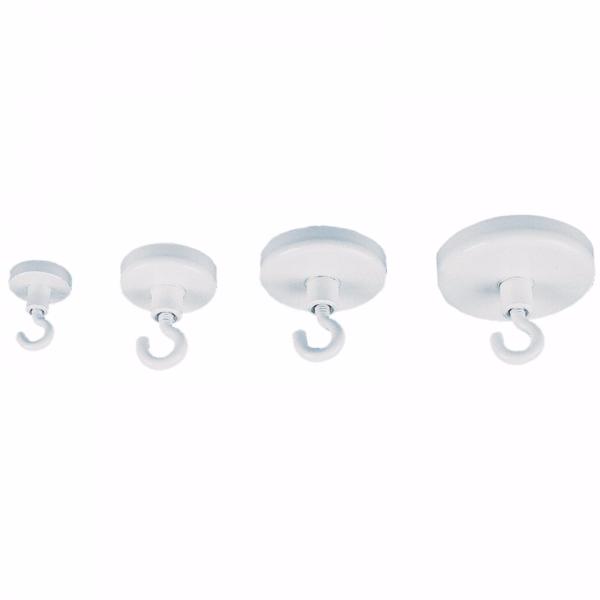 Crochets magnétiques x 25, diametre 25 mm accessoires de fixation plafond 
