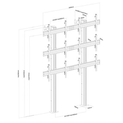 totem video, borne video tactile 