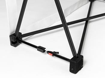 stand parapluie textile avec trolley 