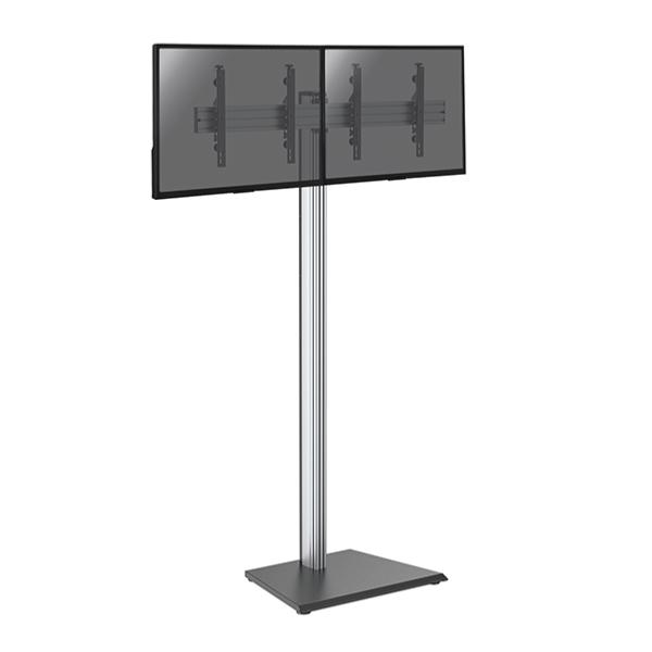 Support sur pied pour 2 ecrans TV de 43 à 49 pouces , hauteur 240 cm