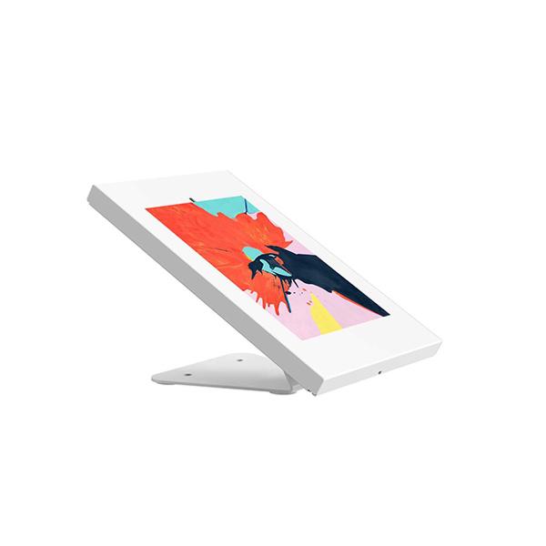 Support antivol mural ou table pour tablette Apple et Samsung 9.7 à 11 pouces , blanc 