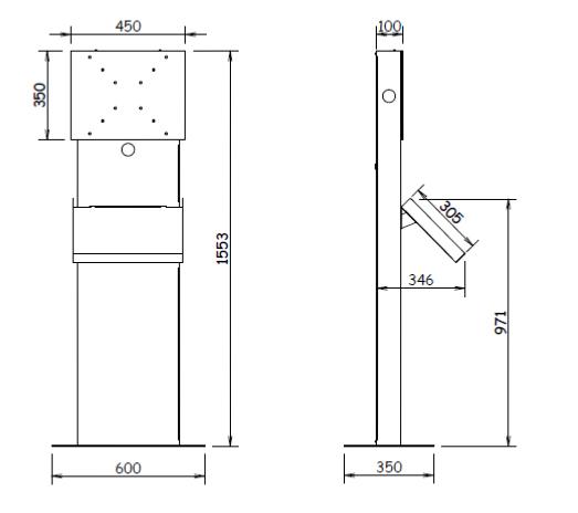 totem video, borne video tactile 