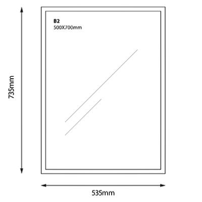 cadre affiche magnetique