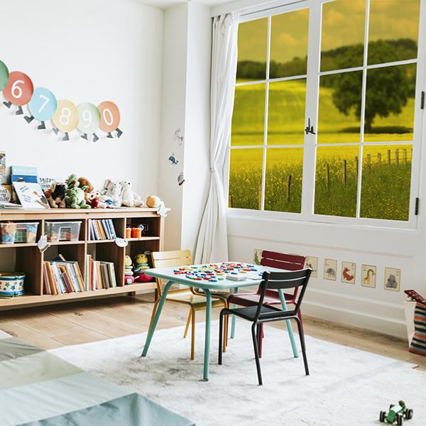 Film adhésif jaune transparent, largeur 152 cm , longueur à partir de 2 m