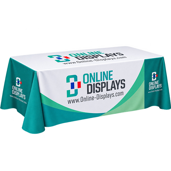 Nappe de table personnalisée standard  , 2 tailles disponibles , pour table de 70 cm de haut 