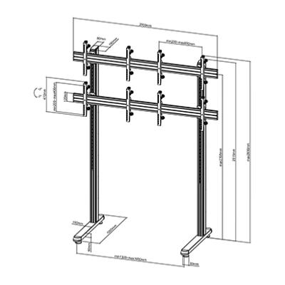 totem video, borne video tactile 