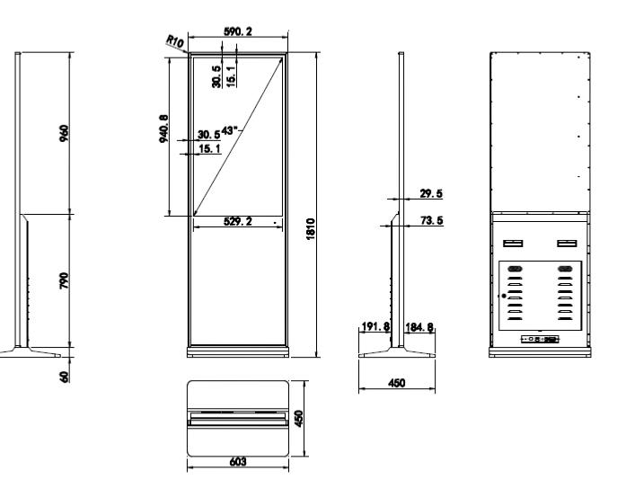 totem video tactile , borne video tactile 