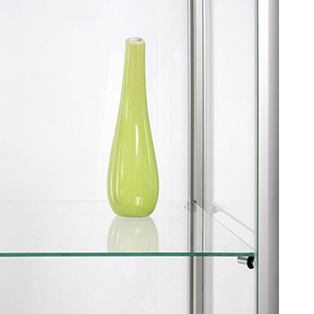 vitrine d'exposition en verre