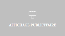 structure tubulaire d'affiche publicitaire