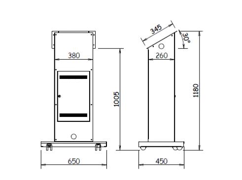 totem video , borne video tactile
