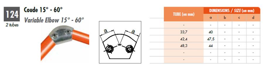 raccord tubulaire pour structure tubulaire