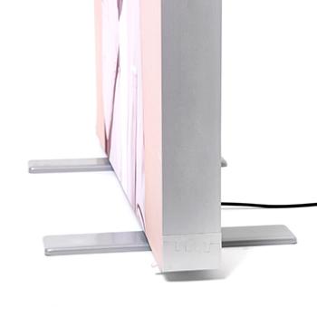 totem autoportant lumineux toile tendue