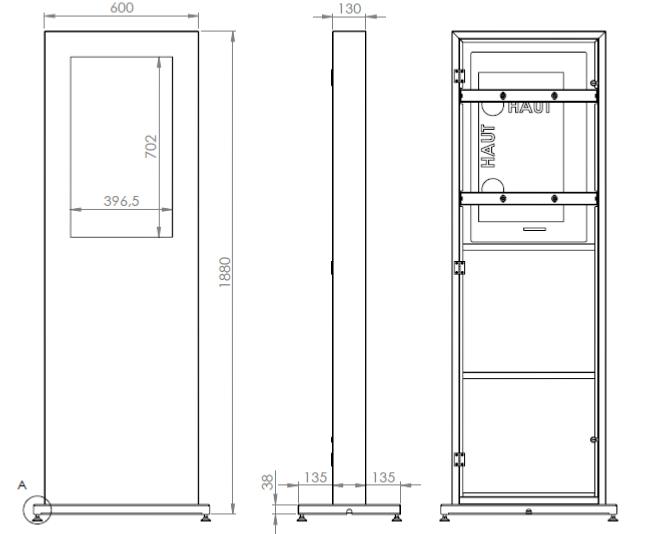 totem video tactile , borne video tactile 