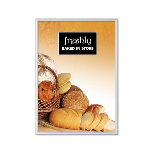 Cadre affiche clic clac 700 x 1000 mm en aluminium, profilés 25 mm differentes couleurs 