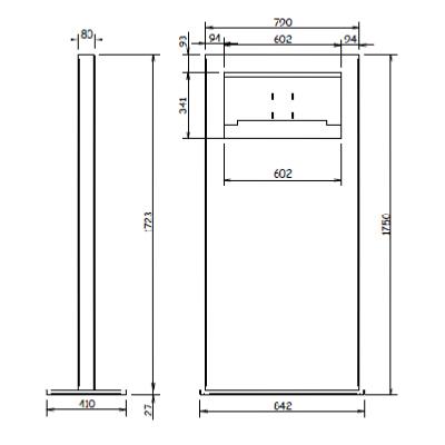 totem video, borne video tactile 