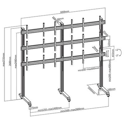 totem video, borne video tactile 