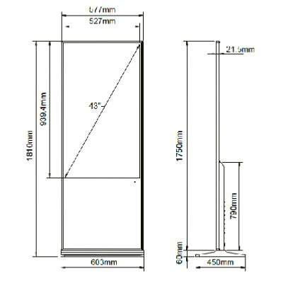 totem video, borne video tactile 