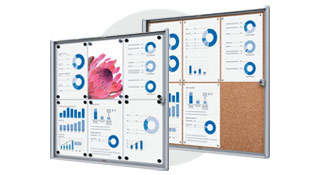 Vitrine d'affichage intrieure